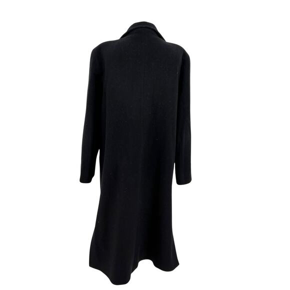 Cinzia Rocca Due Black Three Button Mid Length Virgin Wool Cashmere Coat‎ US 8 - Picture 7 of 10